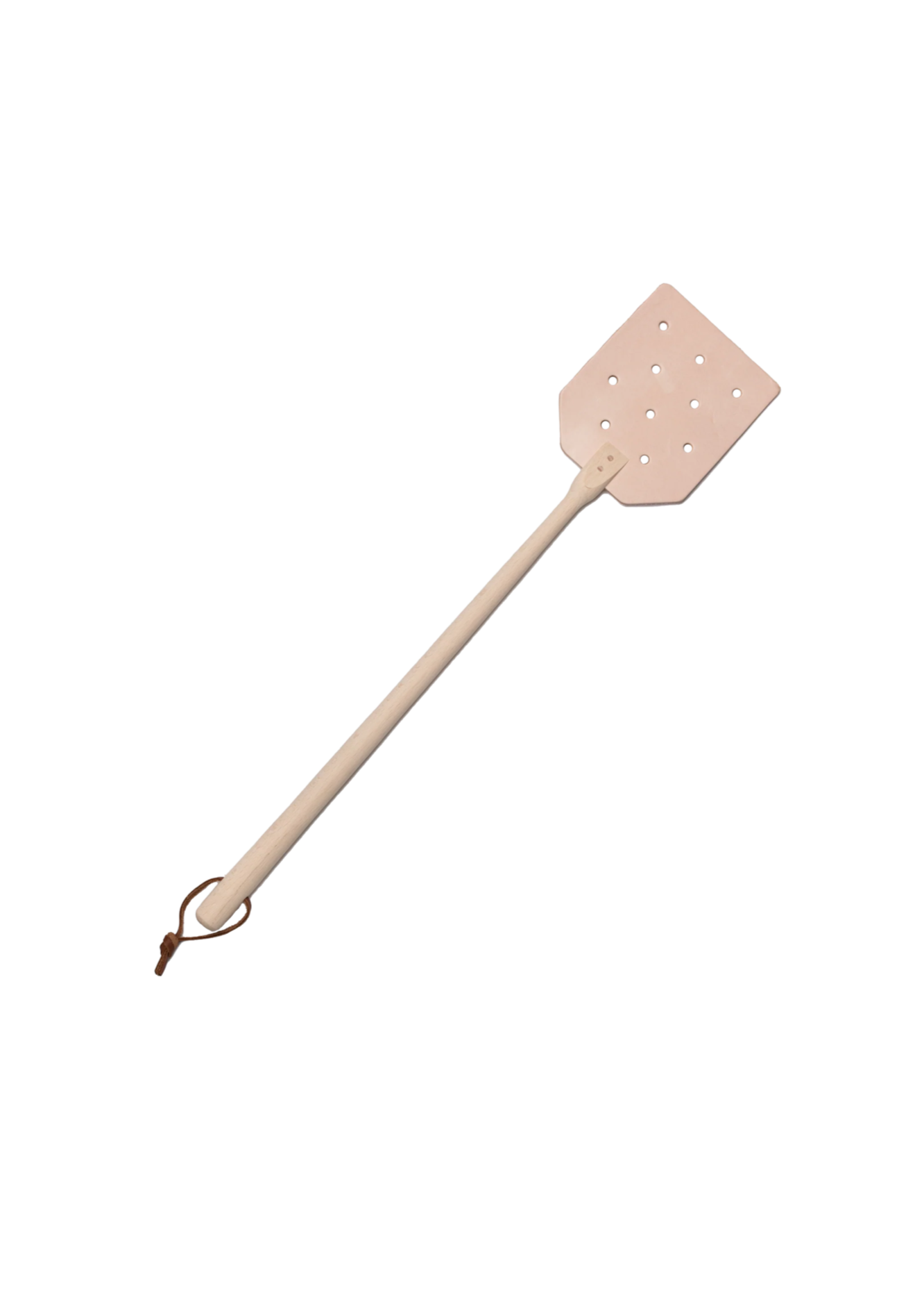Leather Fly Swatter w/ Wood Handle Lolointeriors