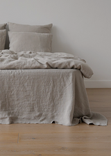 Stone Washed Linen Natural Pillow Case Standard