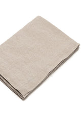 Stone Washed Linen Tablecloth, Natural