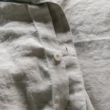 Stone Washed Linen Duvet Taupe King