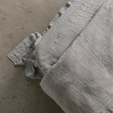 Stone Washed Linen Flat Sheet Taupe King