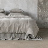 Stone Washed Linen Sheets, Taupe