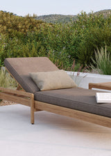 Oat Boucle Outdoor Cushion - Lumbar