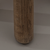 Primitive Hand Carved Oak Chair