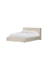 Aidan Slipcover Bed, Natural