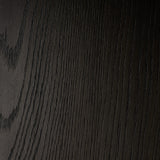 Cedric Dining Table, Worn Black Oak