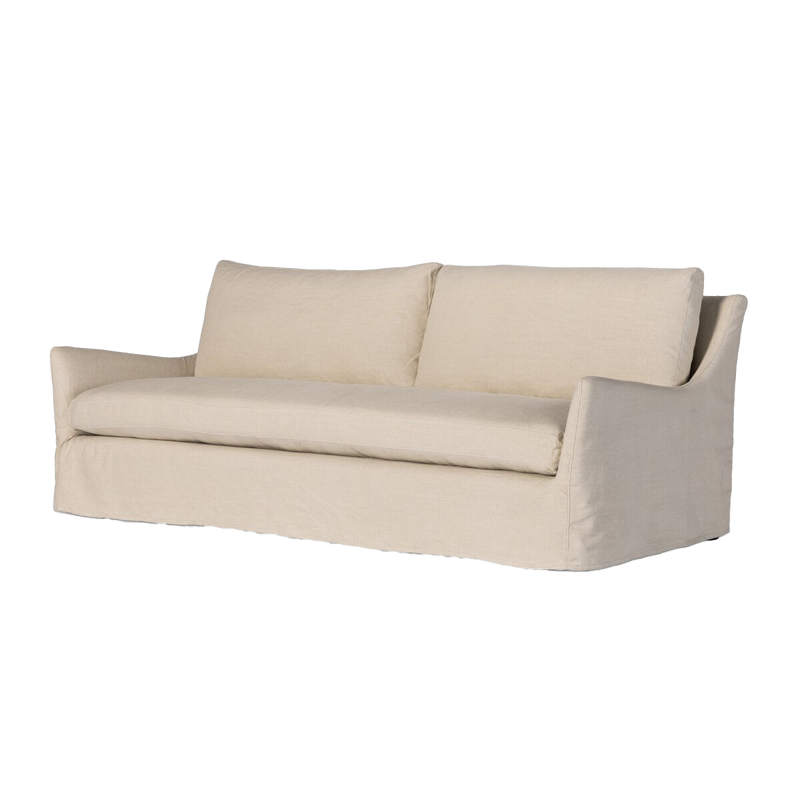 Lolo Slipcover Sofa, Natural