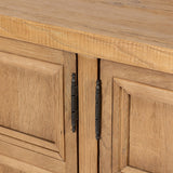 Daphne Media Console - Worn Oak Veneer