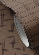 Hand Checks Wallpaper by Getty Images 52"x132", Hand Checks Black & Tan II