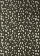 Wild Flowers I Wallpaper by Roseanne Kenny 52"x132", Wild Flowers I Olive II