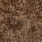 Sabine Oval Ottoman, Amber Shearling