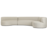 Aliya Outdoor 3 Pc Sectional - Faye Sand