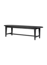 Stephane Dining Table, Black Pine