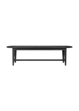 Stephane Dining Table, Black Pine