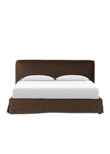 Elian Slipcover Bed, Brussels Coffee