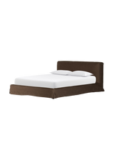 Elian Slipcover Bed, Brussels Coffee