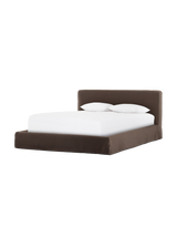 Elian Slipcover Bed, Savoy Coffee