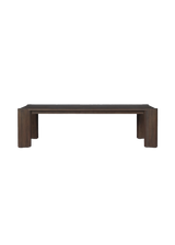 Alba Outdoor Dining Table - Stained Saddle Brown
