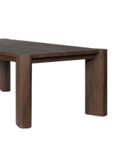 Alba Outdoor Dining Table - Stained Saddle Brown