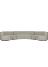 Aliya Outdoor 3 Pc Sectional - Faye Sand