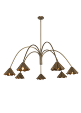 Clement Chandelier - Aged Antique Brass Iron