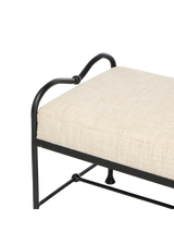 Amelia Accent Bench - Yuma Cream