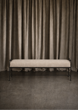 Amelia Accent Bench - Yuma Cream