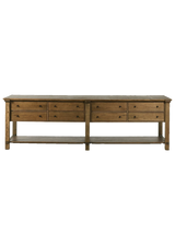Basile Kitchen Island - Tan Oak Veneer