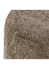 Sabine Ottoman, Taupe Shearling