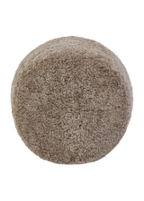 Sabine Ottoman, Taupe Shearling