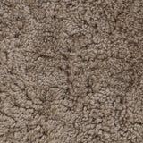 Sabine Oval Ottoman, Taupe Shearling