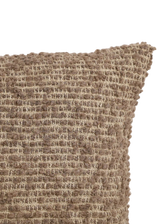 Bubley Pillow, Natural Mink 24" x 15"