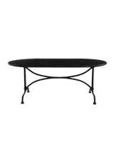 Carlo Outdoor Dining Table-76" - Distressed Bronze