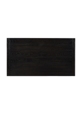 Cedric Coffee Table, Worn Black Oak