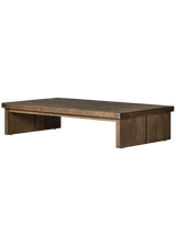 Cedric Coffee Table, Worn Oak