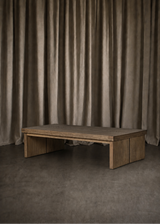 Cedric Coffee Table, Worn Oak