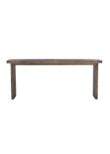 Cedric Console Table, Worn Oak