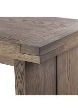 Cedric Console Table, Worn Oak