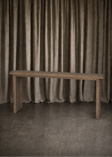 Cedric Console Table, Worn Oak