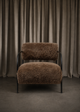 Charlene Chair, Amber Shearling