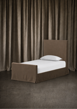 May Slipcover Bed, Savoy Coffee