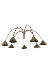 Clement Chandelier - Aged Antique Brass Iron