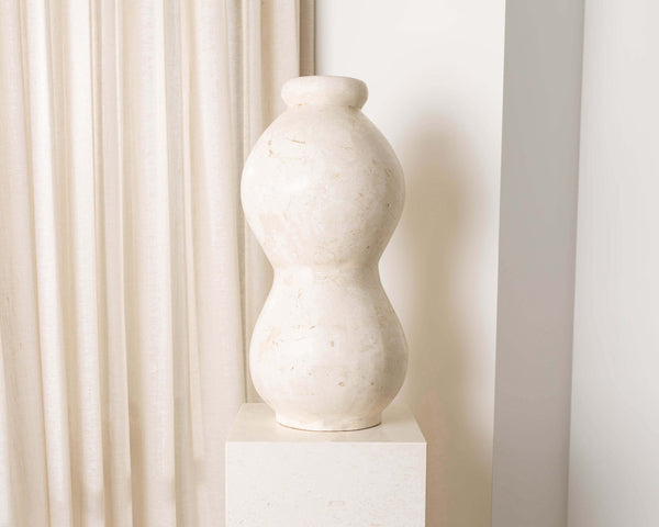 Dana Vase, Natural White