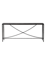Elara Console Table - Textured Bronze