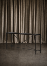 Elara Console Table - Textured Bronze