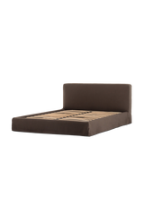 Elian Slipcover Bed, Savoy Coffee