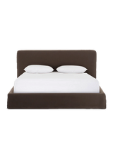 Elian Slipcover Bed, Savoy Coffee