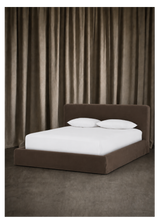 Elian Slipcover Bed, Savoy Coffee