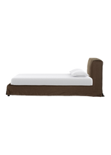Elian Slipcover Bed, Brussels Coffee