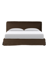 Elian Slipcover Bed, Brussels Coffee